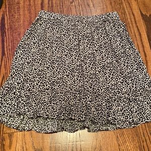 American eagle leopard print skirt